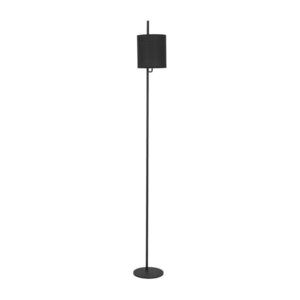 Černá kovová stojací lampa (výška 176 cm) Yama – Nova Luce obraz