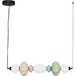 Keramické LED stmívatelné závěsné svítidlo s keramickým stínidlem/se skleněným stínidlem Oneta – Nova Luce obraz