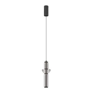 Šedé skleněné LED stmívatelné závěsné svítidlo ø 12 cm Ulon – Nova Luce obraz