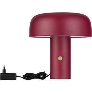 Vínová kovová LED stmívatelná stolní lampa (výška 31 cm) Noelia – Nova Luce obraz