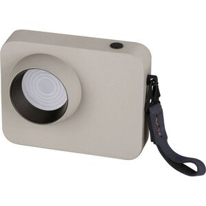 Béžová kovová LED stmívatelná stolní lampa (výška 11 cm) Kedros – Nova Luce obraz