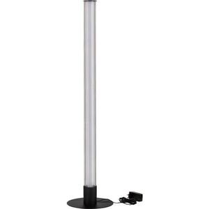 Matně černá hliníková LED stmívatelná stojací lampa se skleněným stínidlem (výška 130 cm) Glovia – Nova Luce obraz