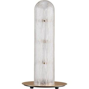 Kovová LED stolní lampa v mosazné barvě se skleněným stínidlem (výška 40 cm) Gloree – Nova Luce obraz
