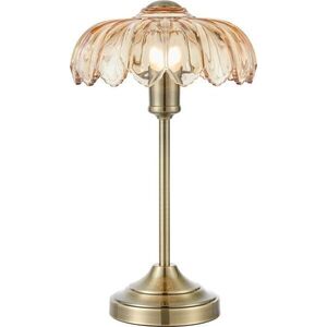 Stolní lampa v mosazné barvě/jantarová (výška 43 cm) Kurage – Markslöjd obraz
