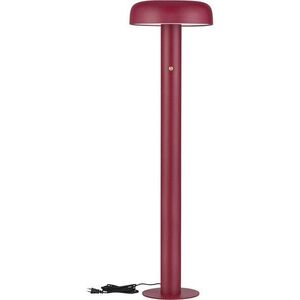 Vínová kovová LED stmívatelná stojací lampa (výška 142 cm) Noelia – Nova Luce obraz