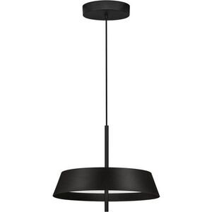 Matně černé hliníkové LED stmívatelné závěsné svítidlo ø 45 cm Velio – Nova Luce obraz