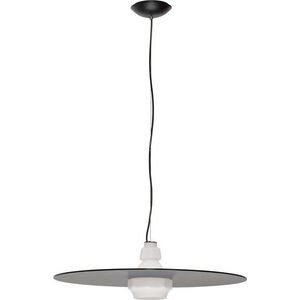 Matně černé ocelové závěsné svítidlo ø 60 cm Lora – Nova Luce obraz