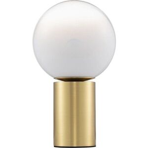 Bílá/ve zlaté barvě skleněná stolní lampa (výška 35, 5 cm) Vita – Nova Luce obraz