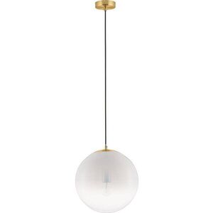 Bílé/ve zlaté barvě skleněné závěsné svítidlo ø 30 cm Vita – Nova Luce obraz