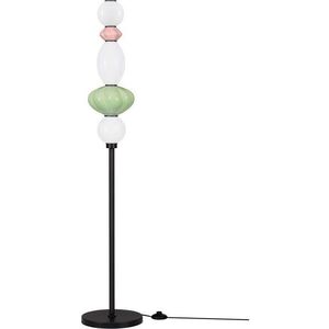 Keramická LED stmívatelná stojací lampa s keramickým stínidlem/se skleněným stínidlem (výška 136, 5 cm) Oneta – Nova Luce obraz