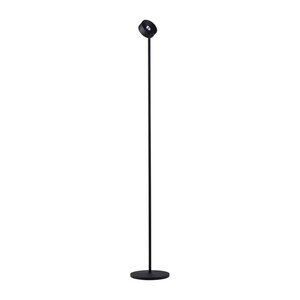 Matně černá kovová LED stojací lampa s ohybatelnou konstrukcí/stmívatelná (výška 121 cm) Irida – Nova Luce obraz