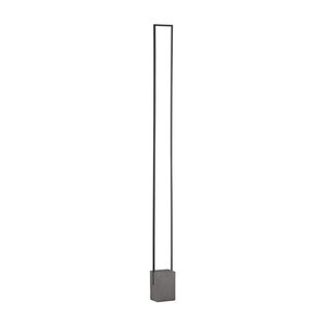 Černá LED stojací lampa (výška 161 cm) Lithos – Nova Luce obraz