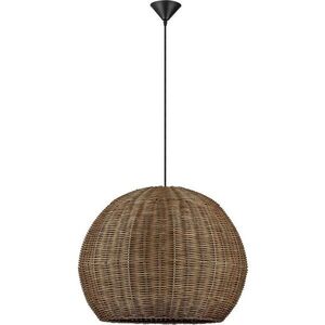 Ratanové závěsné svítidlo v přírodní barvě ø 39 cm Rielo – Nova Luce obraz