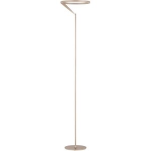 Hliníková LED stmívatelná stojací lampa v růžovo zlaté barvě (výška 168 cm) Tilia – Nova Luce obraz