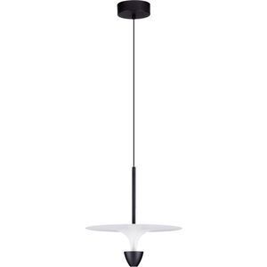 Matně černé hliníkové LED závěsné svítidlo ø 34 cm Topio – Nova Luce obraz