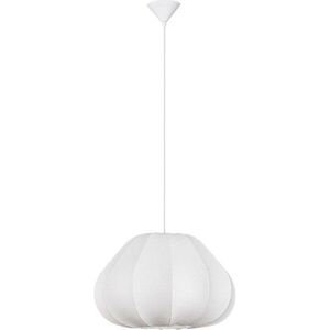 Matně bílé látkové závěsné svítidlo ø 50 cm Bora – Nova Luce obraz