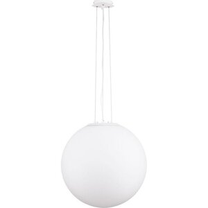 Bílé skleněné závěsné svítidlo ø 50 cm Nevoso – Nova Luce obraz