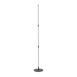 Matně černá kovová LED stojací lampa s ohybatelnou konstrukcí (výška 171 cm) Handy – Nova Luce obraz