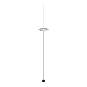 Matně bílá hliníková LED stmívatelná stojací lampa (výška 370 cm) Olos – Nova Luce obraz