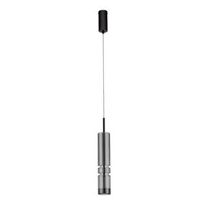 Šedé skleněné LED závěsné svítidlo ø 8 cm Bento – Nova Luce obraz