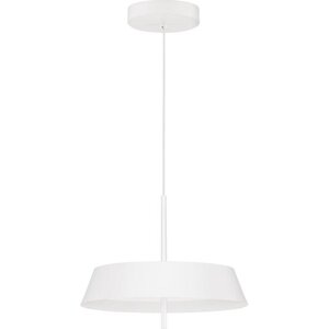 Bílé hliníkové LED stmívatelné závěsné svítidlo ø 45 cm Velio – Nova Luce obraz