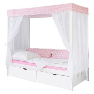 Livetastic POSTEL S NEBESY, 90/200 cm růžová, bílá obraz