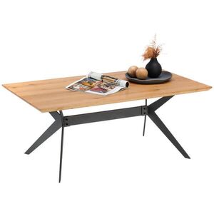 Hom`in KONFERENČNÍ STOLEK, černá, barvy dubu, dřevo, kov, 110/65/45 cm obraz