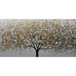 Euroart OBRAZ NA HLINÍKOVÉ DESCE, stromy, 100/50/2 cm obraz