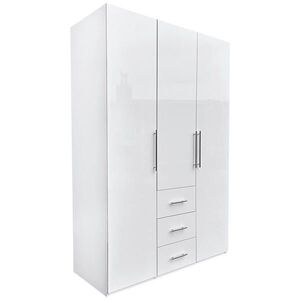 P & B ŠATNÍ SKŘÍŇ, bílá, vysoce lesklá bílá, 147/219/59 cm obraz
