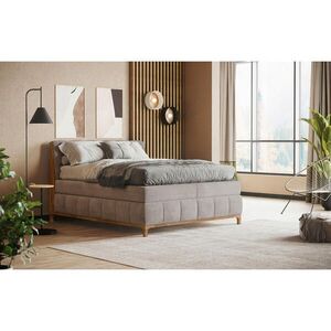 Livetastic POSTEL BOXSPRING, 180/200 cm, pískové barvy obraz