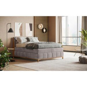 Livetastic POSTEL BOXSPRING, 180/200 cm, šedohnědá obraz