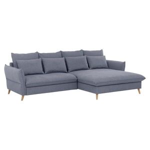 MID.YOU ROHOVÁ SEDAČKA, textil, modrá obraz