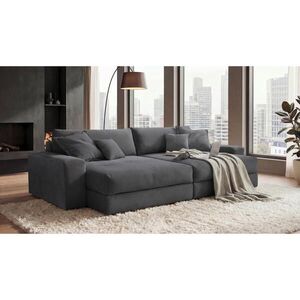 P & B POHOVKA BIG SOFA, textil, antracitová obraz