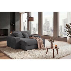 P & B XXL KŘESLO, textil, antracitová obraz