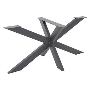 ML-DESIGN ROZMĚRY STOLKU Spider 120 x 78 x 71 cm antracit obraz
