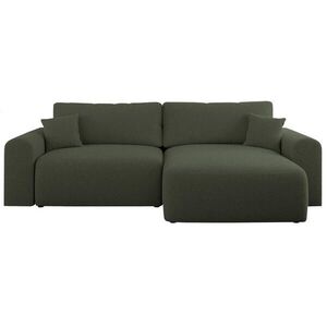 MKS ROHOVÁ SEDAČKA NELSON L - Zelený Bouclé obraz