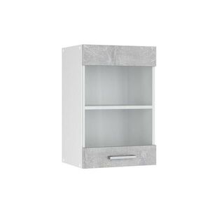 Vicco UNIVERZÁLNÍ NÁSTĚNNÁ SKŘÍŇKA R-Line Beton 40 cm se skleněnými dvířky obraz