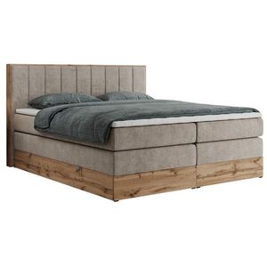 MKS POSTEL BOXSPRING BELLISSIMO KING 160/200 - Béžová Strukturovaná látka - H3 obraz