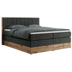 MKS POSTEL BOXSPRING BELLISSIMO KING 180/200 - Šedá Strukturovaná látka - H3 obraz