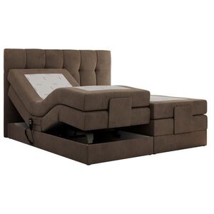 MKS POSTEL BOXSPRING VITTORIA 200/200 - Hnědá Samet - H3 obraz