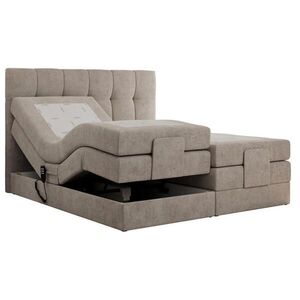 MKS POSTEL BOXSPRING VITTORIA 200/200 - Béžová Strukturovaná látka - H3 obraz