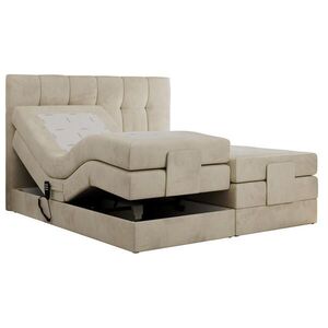 MKS POSTEL BOXSPRING VITTORIA 180/200 - Béžová Samet - H3 obraz