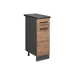 Vicco SPODNÍ SKŘÍŇKA KUCHYŇSKÉ LINKY R-Line Zlatý mocný dub 30 cm , PD Antracit obraz
