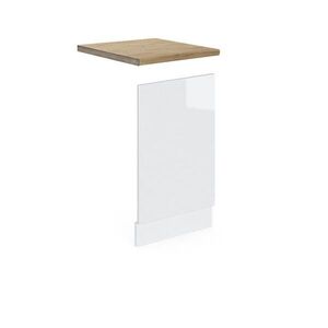 Vicco PŘEDNÍ PANEL R-Line Bílá vysoký lesk 45 cm , PD Dub obraz