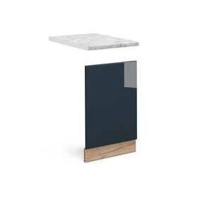 Vicco PŘEDNÍ PANEL Fame-Line Tmavě modrá s vysokým leskem 45 cm , PD Mramor obraz