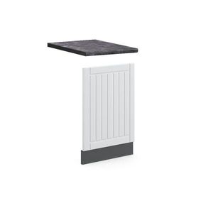 Vicco PŘEDNÍ PANEL Fame-Line Bílý venkovský dům 45 cm , PD Antracit obraz