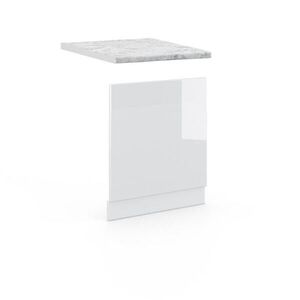Vicco PŘEDNÍ PANEL Fame-Line Bílá vysoký lesk 60 cm , PD Mramor obraz