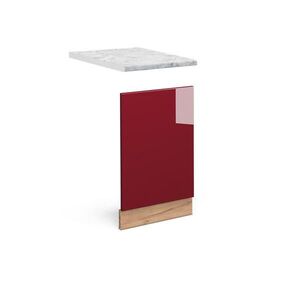 Vicco PŘEDNÍ PANEL Fame-Line Bordó červená vysoký lesk 45 cm , PD Mramor obraz