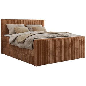 MKS POSTEL BOXSPRING TILIANO KING DUO 200/200 - Oranžová manšestr - H3 obraz