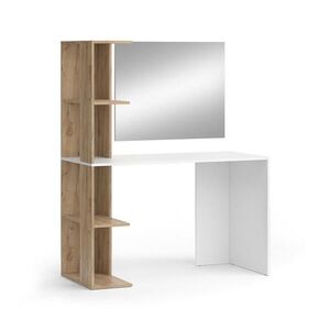 Vicco TOALETNÍ STOLEK Tower Bílá/Sonoma 122.2 cm se zrcadlem obraz